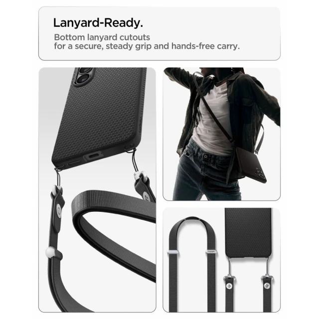 Чехол Spigen Liquid Air для Samsung Galaxy S26 Plus Matte Black (ACS10700)