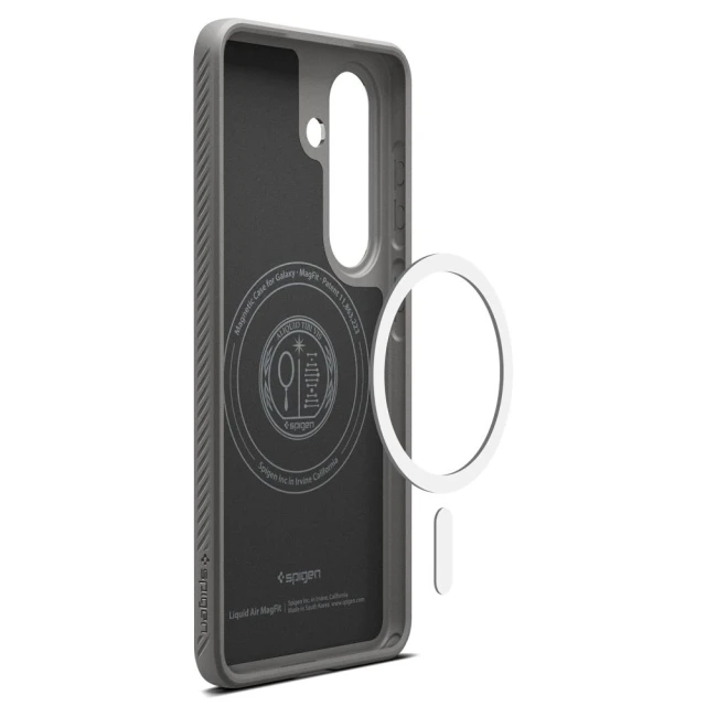 Чехол Spigen Liquid Air Mag для Samsung Galaxy S26 Plus Marble Grey with MagSafe (ACS10705)