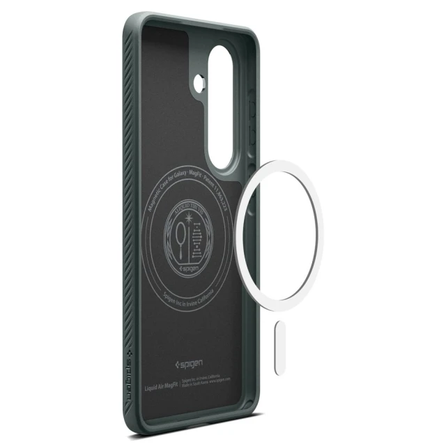 Чохол Spigen Liquid Air Mag для Samsung Galaxy S26 Plus Abyss Green with MagSafe (ACS10706)