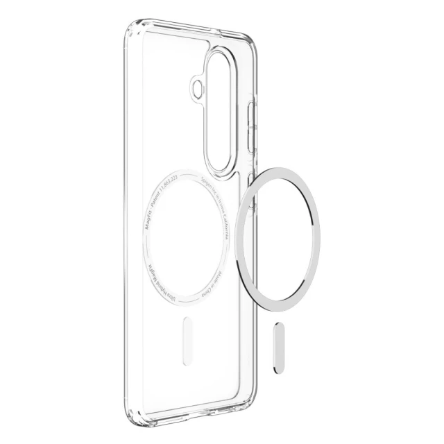 Чохол Spigen Ultra Hybrid Mag для Samsung Galaxy S26 Plus Clear/White with MagSafe (ACS10709)