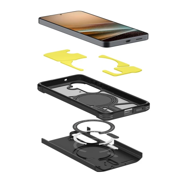 Чохол Spigen Tough Armor Mag для Samsung Galaxy S26 Plus Black with MagSafe (ACS10713)