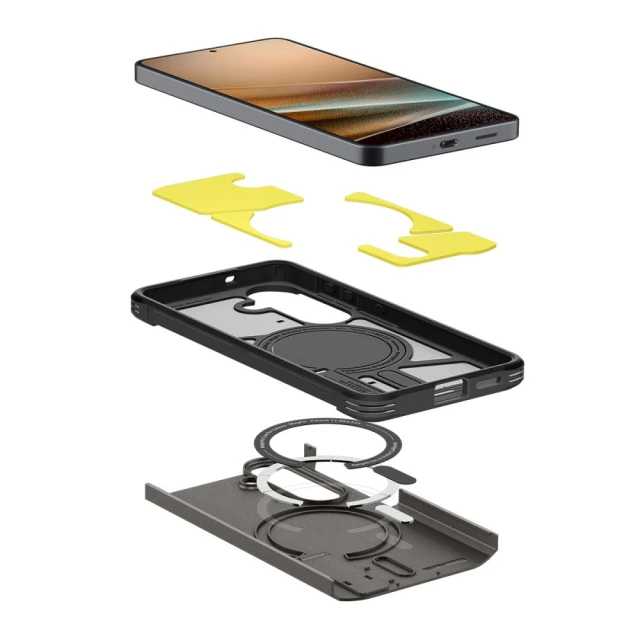 Чохол Spigen Tough Armor Mag для Samsung Galaxy S26 Plus Gunmetal with MagSafe (ACS10714)
