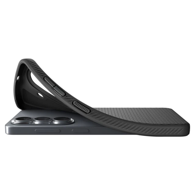 Чохол Spigen Liquid Air Mag для Samsung Galaxy S26 Matte Black with MagSafe (ACS10730)