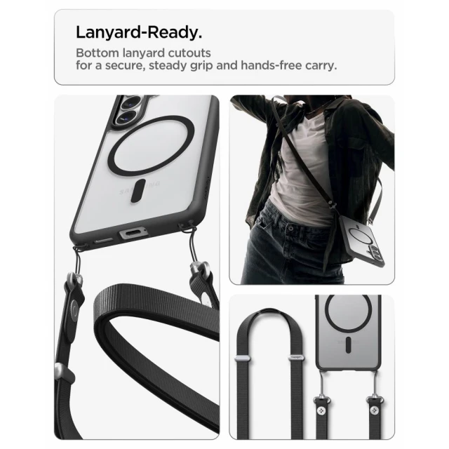 Чохол Spigen Ultra Hybrid Mag для Samsung Galaxy S26 Matte Black with MagSafe (ACS10735)