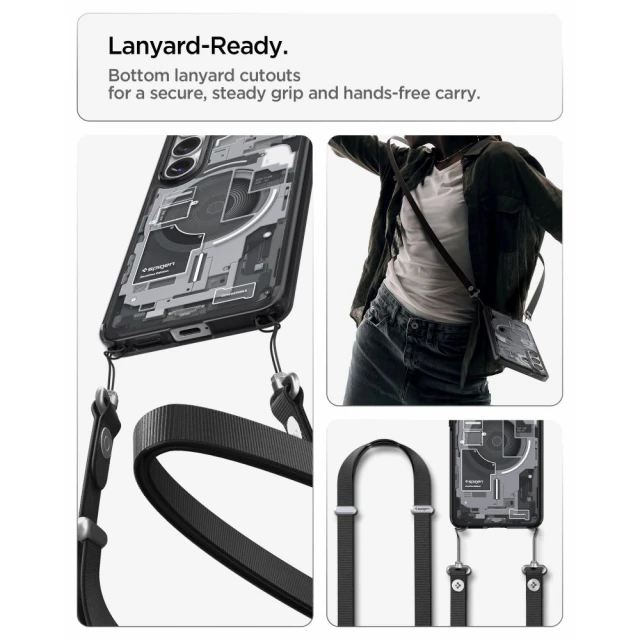 Чохол Spigen Ultra Hybrid Mag для Samsung Galaxy S26 Zero One Black with MagSafe (ACS10736)