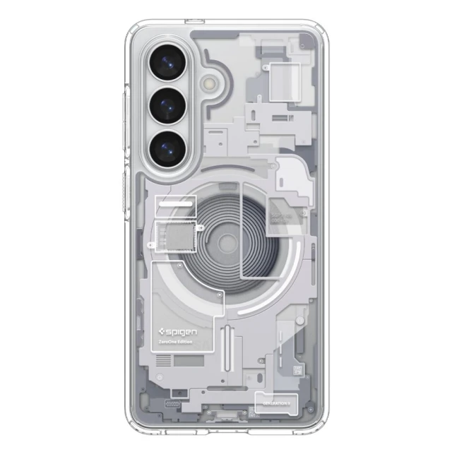 Чехол Spigen Ultra Hybrid Mag для Samsung Galaxy S26 Zero One White with MagSafe (ACS10737)