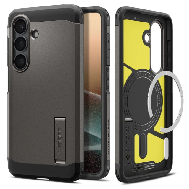 Чохол Spigen Tough Armor Mag для Samsung Galaxy S26 Gunmetal with MagSafe (ACS10739)