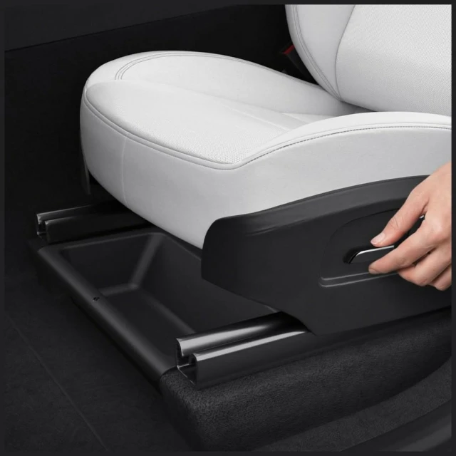 Органайзер Spigen Underseat Organizer Box для Tesla Model Y (Juniper) Black (2 pack) (ACP10798)