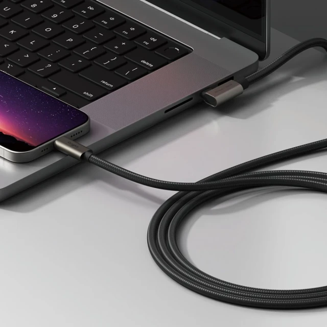 Кабель Ringke 90 Degree USB 3.2 Gen to USB-C 240W 2 m Black (8800293851486)