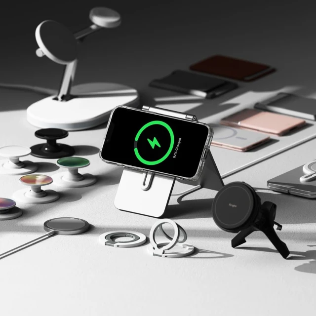 Чохол Ringke Fusion Magnetic для iPhone 16e Clear with MagSafe (8800293852605)
