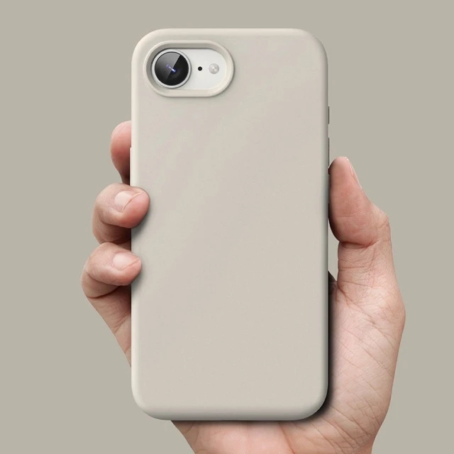 Чохол Ringke Silicone Magnetic для iPhone 16e Stone with MagSafe (8800293852841)