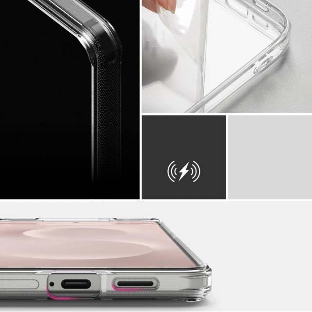 Чохол Ringke Fusion для Samsung Galaxy S25 Edge (S937) Clear (8800293854272)