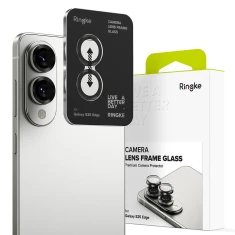 Захисне скло Ringke для камери Samsung Galaxy S25 Edge (S937) Camera Frame Protector Black (2 pack) (8800293854517)