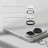 Захисне скло Ringke для камери Samsung Galaxy S25 Edge (S937) Camera Frame Protector Black (2 pack) (8800293854517)