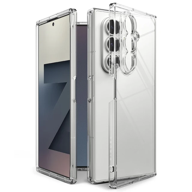 Чохол Ringke Fusion для Samsung Galaxy Fold7 (F966) Clear (8800293855255)
