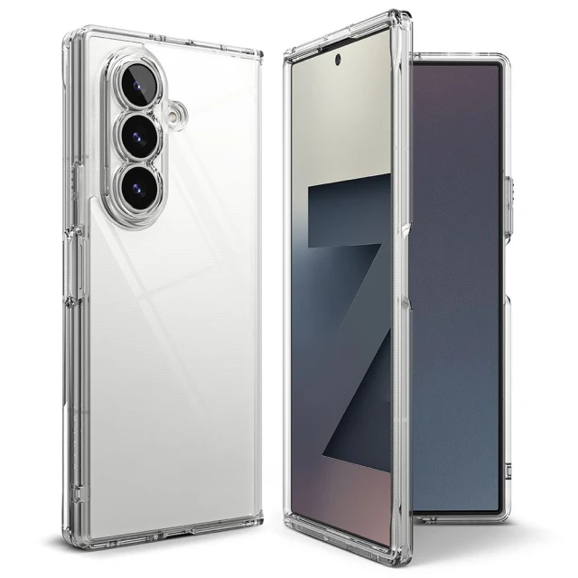 Чохол Ringke Fusion для Samsung Galaxy Fold7 (F966) Clear (8800293855255)