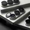 Захисне скло Ringke для камери Samsung Galaxy Fold7 (F966) Camera Frame Protector (2 pack) Black (8800293855484)