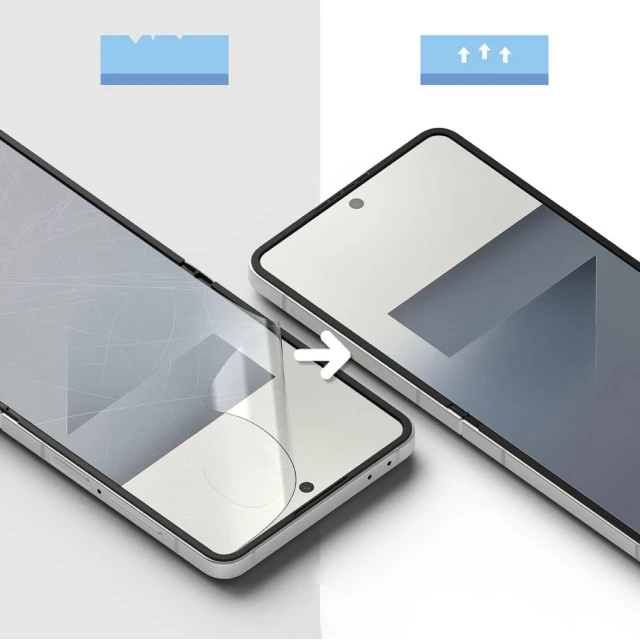 Захисне скло Ringke 3-in-1 Protector Pro для Samsung Galaxy Flip7 (F766) Clear (8800293855965)