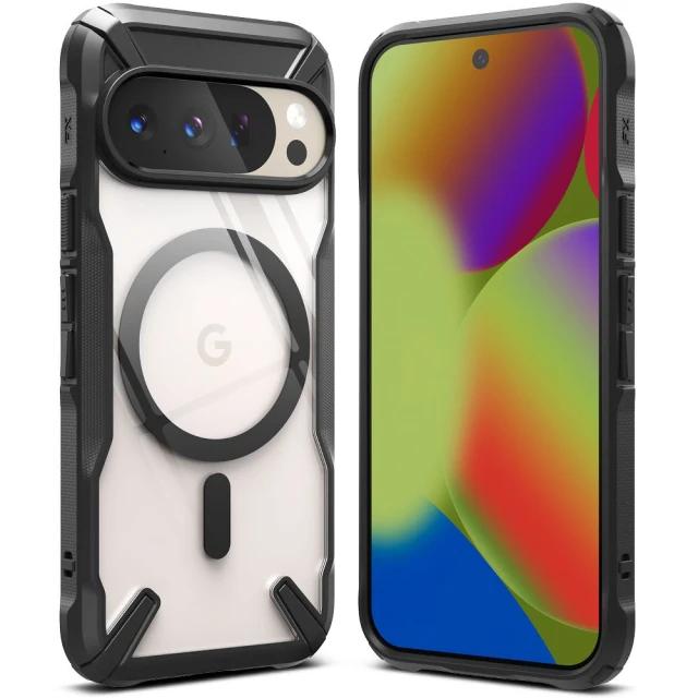 Чохол Ringke Fusion X Magnetic для Google Pixel 10 | 10 Pro Black with MagSafe (8800293857112)