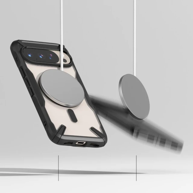 Чохол Ringke Fusion X Magnetic для Google Pixel 10 | 10 Pro Black with MagSafe (8800293857112)