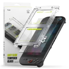 Защитное стекло Ringke Easy Slide для Nintendo Switch 2 Transparent (2 pack) (8800293858829)