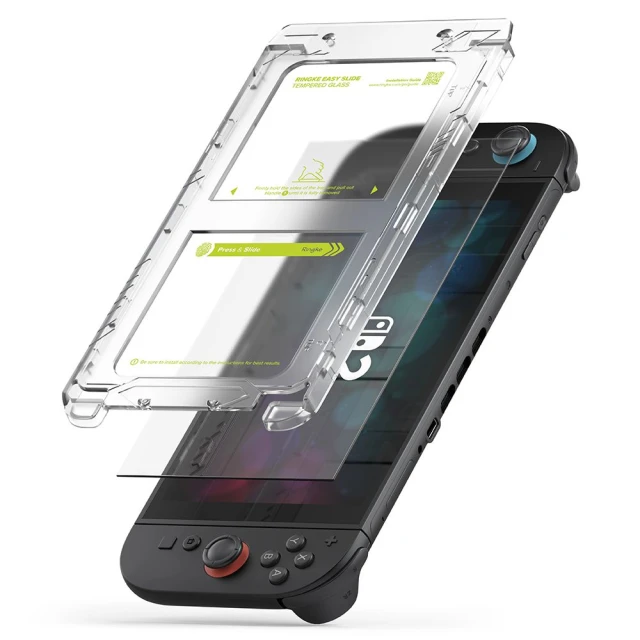 Защитное стекло Ringke Easy Slide для Nintendo Switch 2 Transparent (2 pack) (8800293858829)
