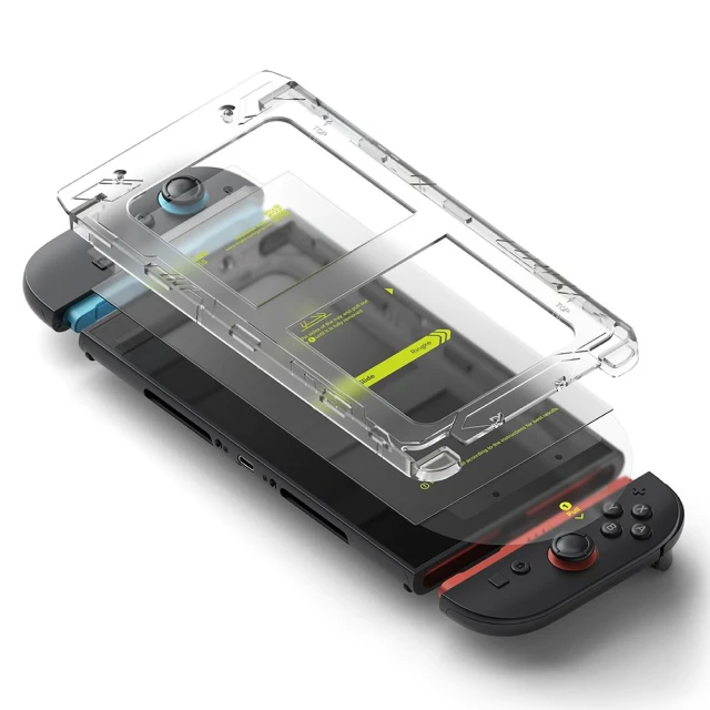 Защитное стекло Ringke Easy Slide для Nintendo Switch 2 Transparent (2 pack) (8800293858829)