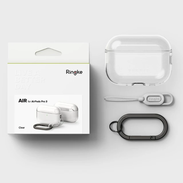 Чохол для навушників Ringke Air для AirPods Pro 3 Clear (8800293859345)