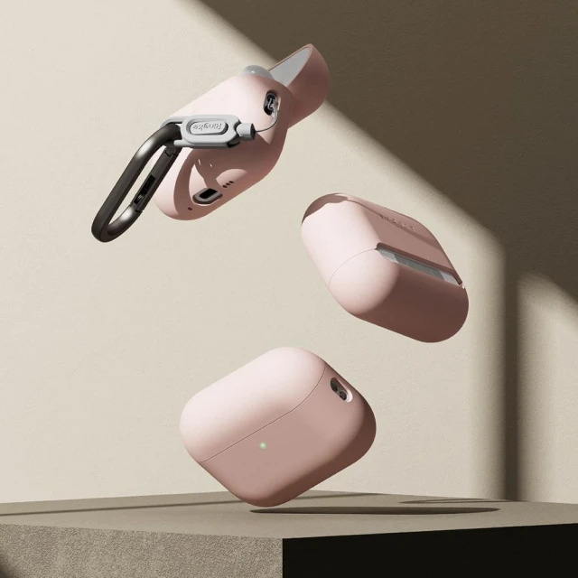 Чохол для навушників Ringke Silicone для AirPods Pro 3 Pink Sand (8800293859413)
