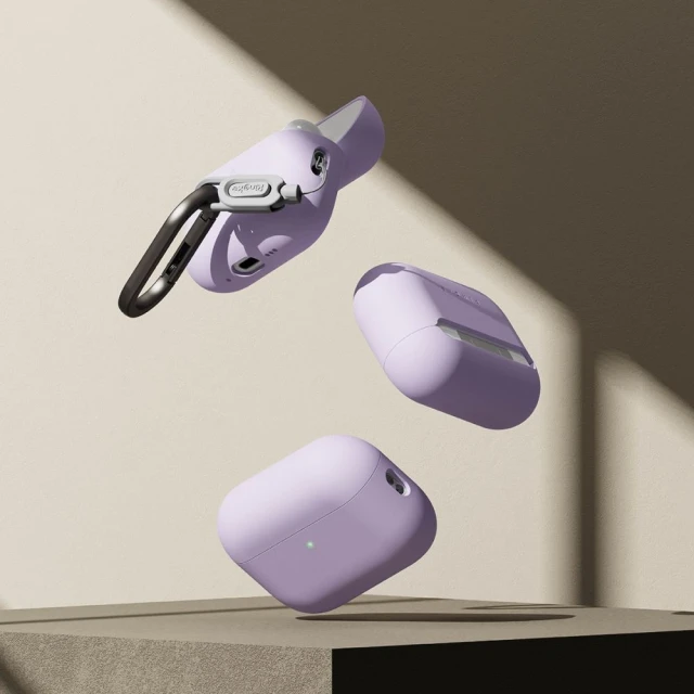 Чохол для навушників Ringke Silicone для AirPods Pro 3 Light Purple (8800293859437)