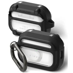Чехол Ringke UX Magnetic для AirPods Pro 3 Black/Clear with MagSafe (8800293859444)