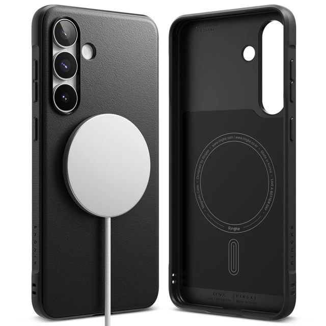 Чохол Ringke Onyx Magnetic для Samsung Galaxy S25 FE (S731) Black with MagSafe (8800293859666)