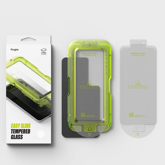 Захисне скло Ringke Easy Slide для Samsung Galaxy S25 FE (S731) Clear (2 pack) (8800293859680)