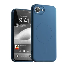 Чохол Mercury Semi-Silicone для iPhone 16e Blue with MagSafe (8800299660761)