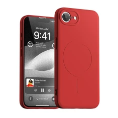 Чохол Mercury Semi-Silicone для iPhone 16e Red with MagSafe (8800299660815)