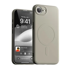 Чохол Mercury Semi-Silicone для iPhone 16e Grey with MagSafe (8800299660839)