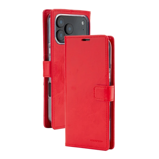 Чохол Mercury BlueMoon Diary для iPhone 17 Pro Max Red (MBMD-17PROMAX/18PROMAX-RED)