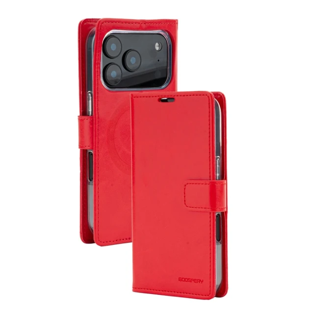 Чохол Mercury BlueMoon Diary для iPhone 17 Pro Red (MBMD-17PRO/18PRO-RED)