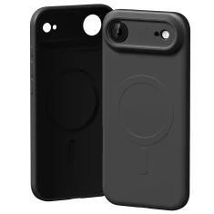 Чехол Mercury Semi-Silicone для iPhone 17 Air Black with MagSafe (8800299679855)