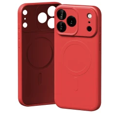 Чехол Mercury Semi-Silicone для iPhone 17 Pro Max Red with MagSafe (8800299679930)