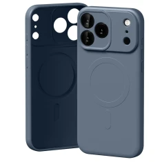 Чехол Mercury Semi-Silicone для iPhone 17 Pro Max Blue with MagSafe (8800299679978)