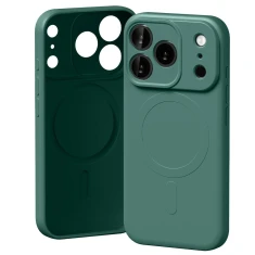 Чохол Mercury Semi-Silicone для iPhone 17 Pro Green with MagSafe (8800299679992)