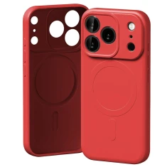 Чехол Mercury Semi-Silicone для iPhone 17 Pro Red with MagSafe (8800299680028)