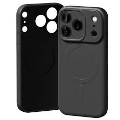 Чохол Mercury Semi-Silicone для iPhone 17 Pro Black with MagSafe (8800299680035)