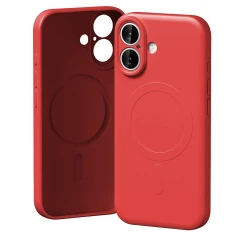 Чохол Mercury Semi-Silicone для iPhone 17 Red with MagSafe (8800299680110)