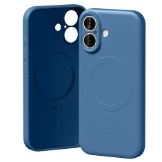 Чехол Mercury Semi-Silicone для iPhone 17 Blue with MagSafe (8800299680134)