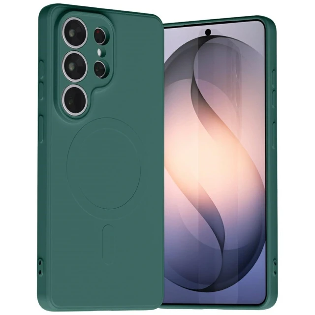 Чохол Mercury Semi-Silicone для Samsung Galaxy S26 Ultra Green with MagSafe (8800299703192)