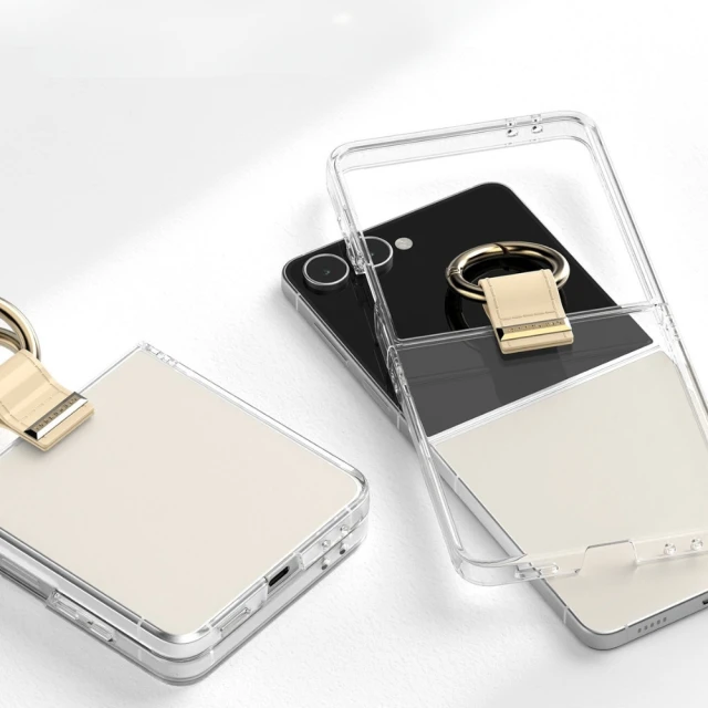 Чохол Mercury Golden Bell Clear Case для Samsung Galaxy Flip 8 Beige (MGC-F776-BG)