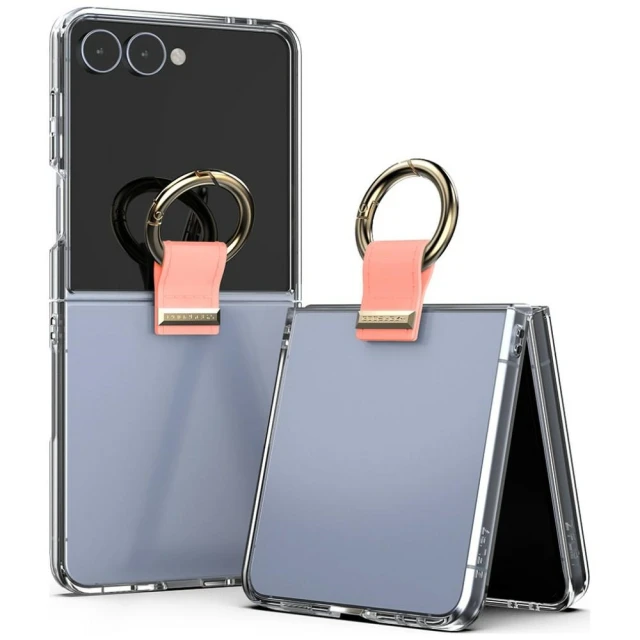 Чохол Mercury Golden Bell Clear Case для Samsung Galaxy Flip 8 Pink (MGC-F776-PS)