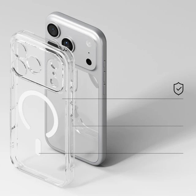 Чохол Ringke Fusion Magnetic для iPhone 17 Pro Max Clear with MagSafe (8800328810068)